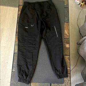 Black Jogger Scrub Pants